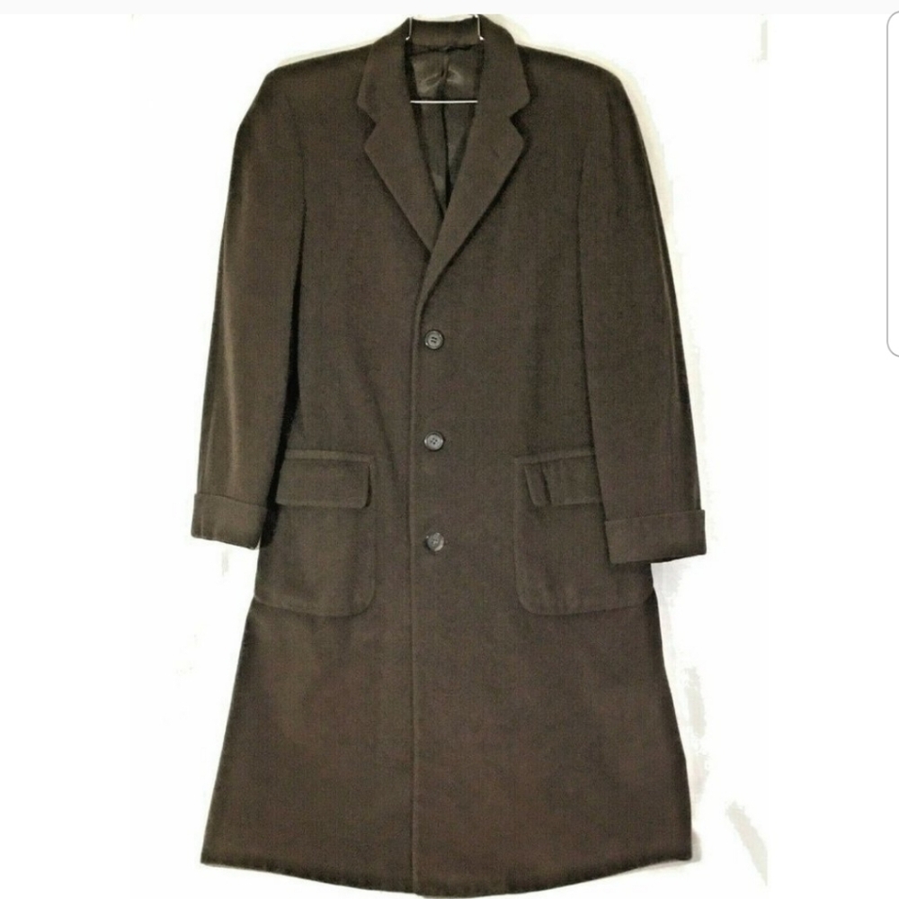 Vintage Par Karry Finchley Mens 100% Cashmere Coat